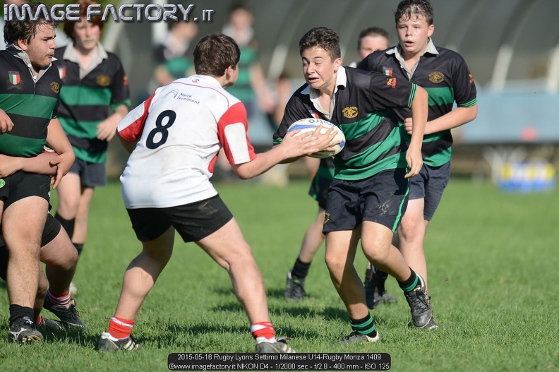 2015-05-16 Rugby Lyons Settimo Milanese U14-Rugby Monza 1409.jpg